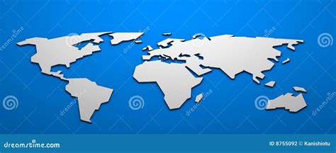 Isometric World Map Stock Illustration Illustration Of Population