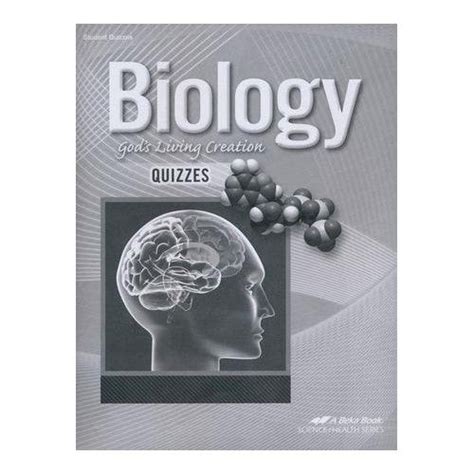 Abeka Biology God S Living Creation Quizzes Updated Edition Abeka