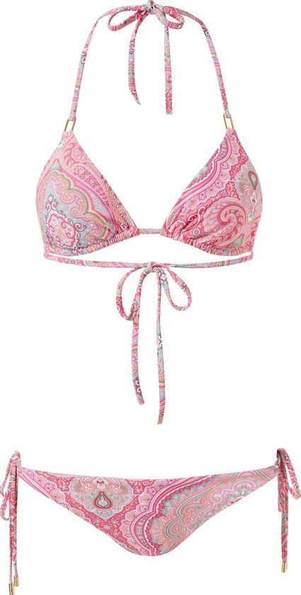 Melissa Odabash Cancun Blush Paisley Bikini Top Bol