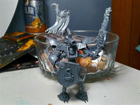 Finnished Kitbashing My Knight Of Magnus For 40k Gonna Use It To