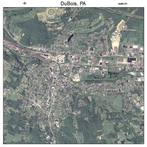 Aerial Photography Map of DuBois, PA Pennsylvania