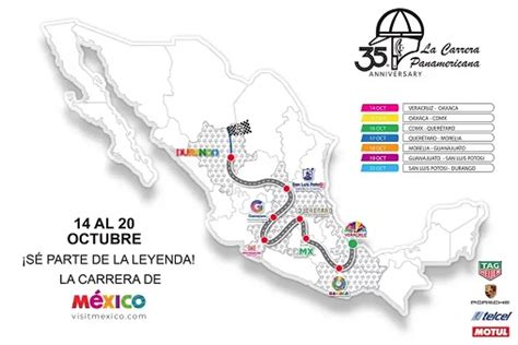 Checa La Ruta De La Carrera Panamericana Que Partir Del Puerto De