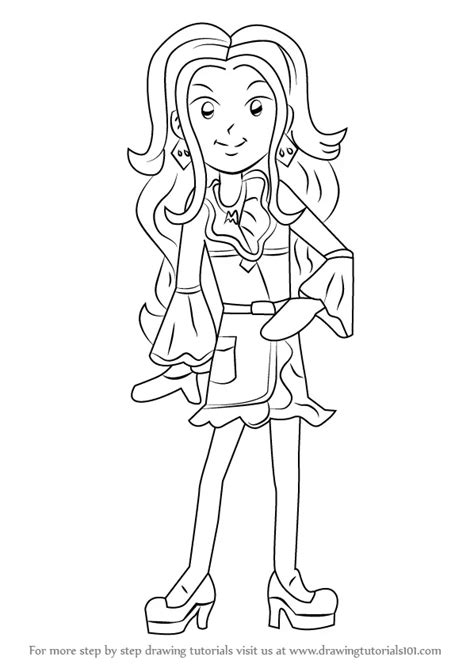 How To Draw Mackenzie Hollister From Dork Diaries Dork Diaries Step