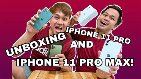 Iphone 11pro Max And Iphone 11 Unboxing Youtube