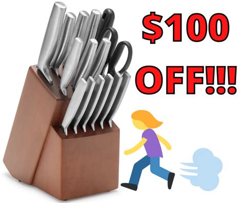 16 Pc Knife Block Set Massive Savings At Macys