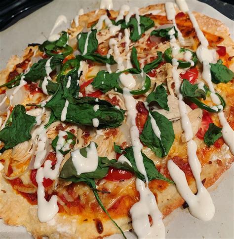 Spicy Chicken Pizza Healthfull Cravings