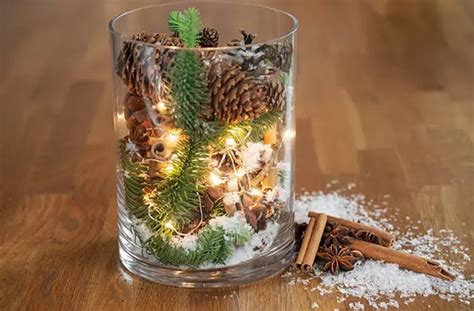 Glas Windlichter Dekorieren F R Winter Und Weihnachten So Einfach Geht