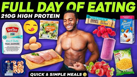 2300 Calorie Full Day Of Eating 200g High Protein Diet Youtube