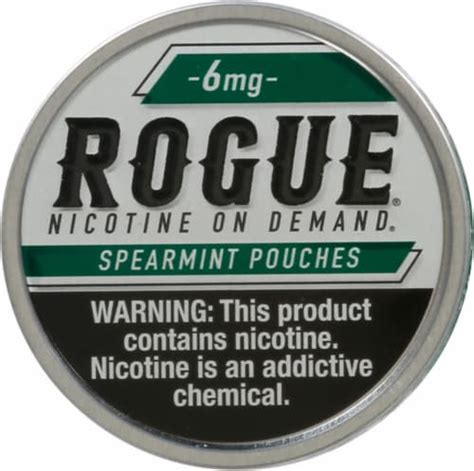 Rogue 6mg Spearmint Nicotine Pouch 1 Ct Frys Food Stores