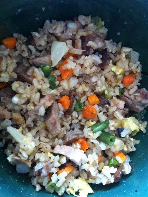 Roasted Pork Fried Rice Roast Pork Fried Rice Homemade Recipes Pork Fried Rice