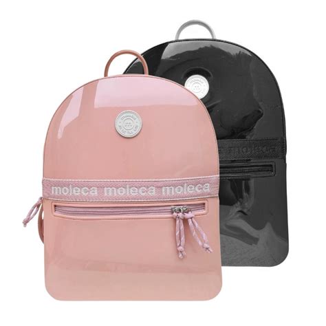 Mochila Moleca Grande Feminina Pvc Envernizado Submarino