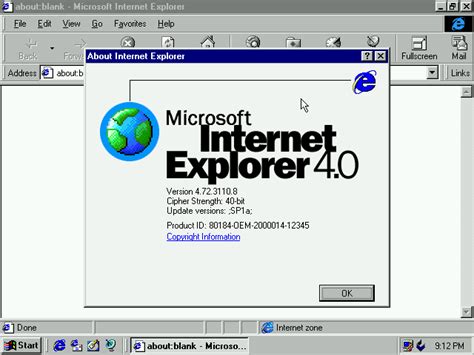 Bringing Internet Explorer 40 To Life On Windows 95 — In 2019 By