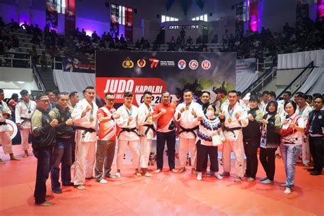 Judo Kapolri Cup 2023 Polda Metro Jaya Kembali Raih Juara Umum Polres