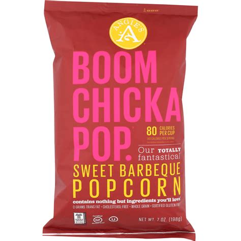 Angies Kettle Corn Boom Chicka Pop Sweet Barbecue Popcorn Case Of 12