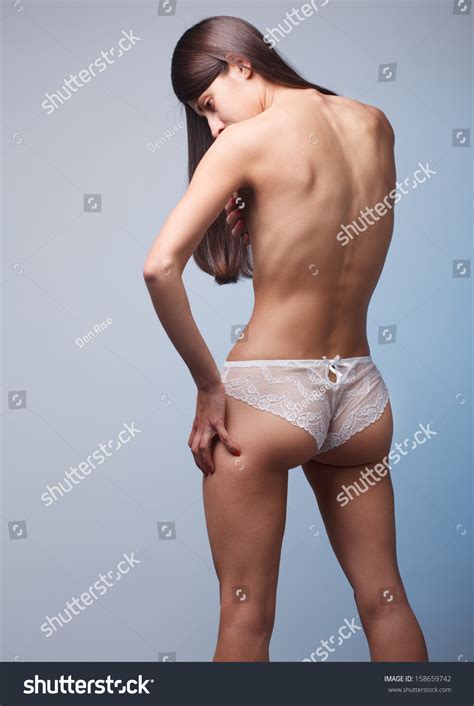 Sexy Naked Woman Behind Stock Photo 158659742 Shutterstock