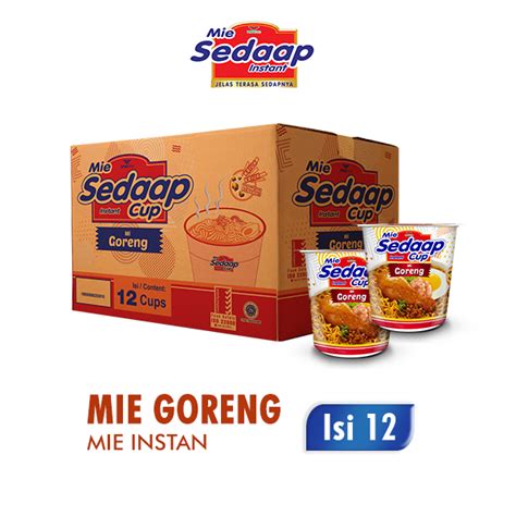 Promo Sedaap Mie Goreng Cup 85 G 12 Pcs 20081 Diskon 15 Di Seller