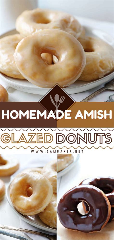 Amish Glazed Donuts Recipe Easy Donut Recipe Donut Glaze Easter