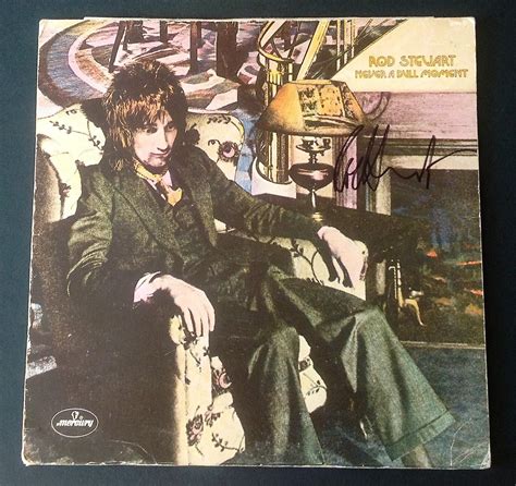 Sold Price Rod Stewart Signed 33rpm Record Album Cover For Never A