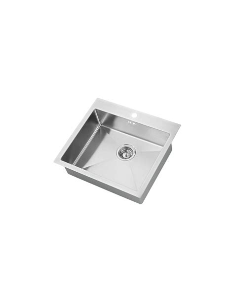 Zen15 500 I F Kitchen Sink 1810 Zenuno Single Bowl Sink 1 2mm Thick Stainless Steel Zu 50 If