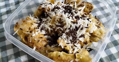 Resep Pisang Goreng Toping Keju Susu Meses Oleh Widiyani Indrianingrum