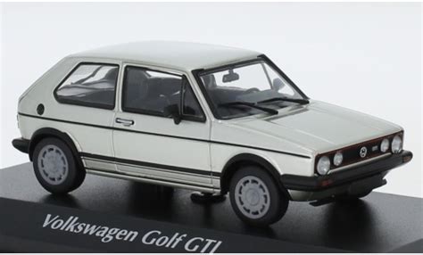 Modellino In Miniatura Volkswagen Golf Maxichamps I Gti Grigio