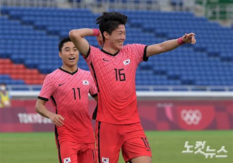 멕시코 사냥도 황의조가 선봉 올림픽 축구 8강 도쿄올림픽 노컷뉴스