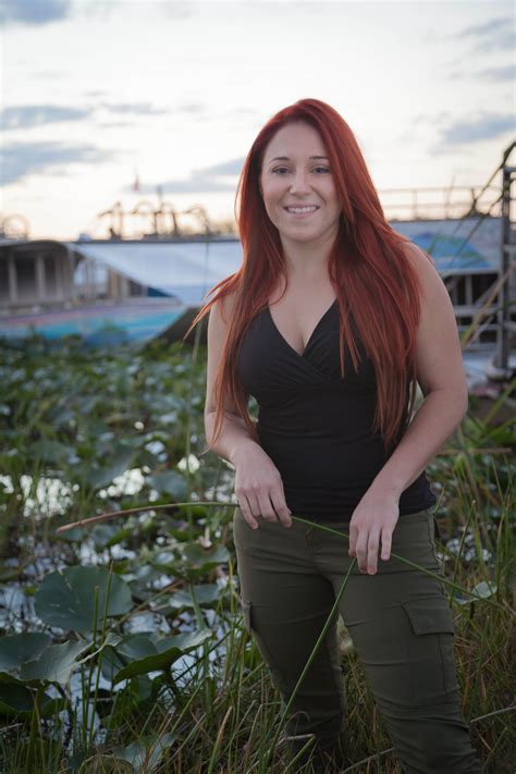 I MET HER! Ashley Lawrence : alligator wrestler on gatorboys ( animal