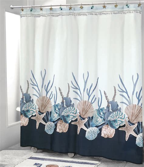 Beachy Themed Shower Curtains Bella Coastal Décor