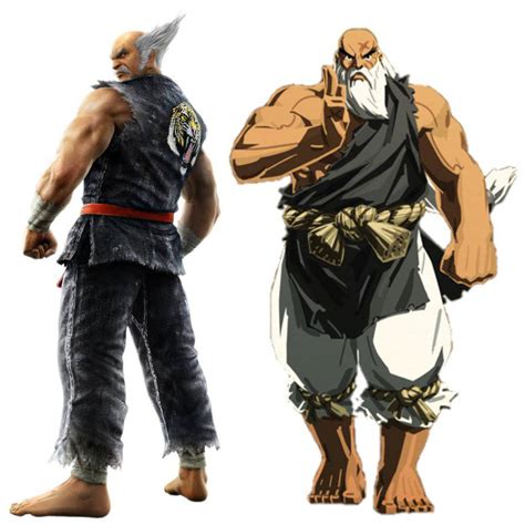 Heihachi Mishima And Gouken By Tigerbluemaker On Deviantart