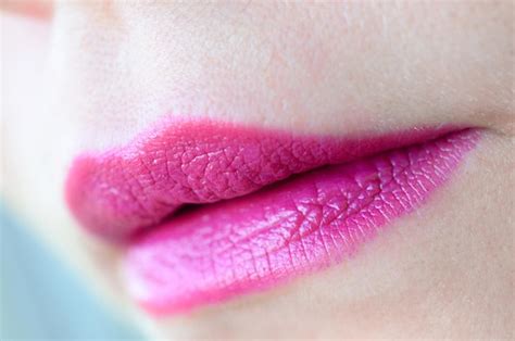 Premium Photo Close Up Of Woman With Pink Lipsticks