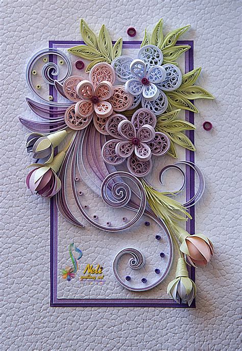 Neli Quilling Art Quilling Card 148 Cm 105 Cm