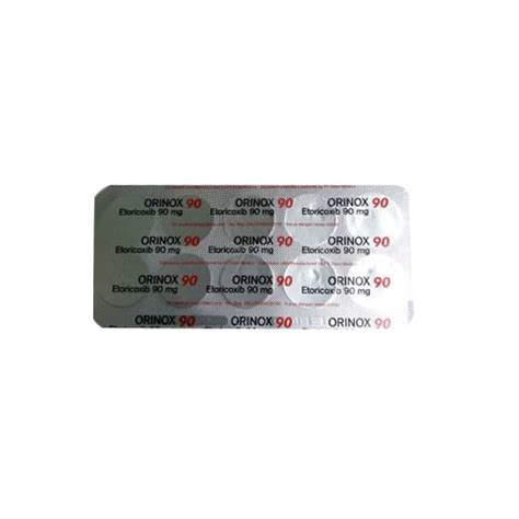 Orinox 90 Mg 10 Tablet Kegunaan Efek Samping Dosis Dan Aturan Pakai