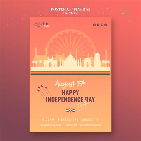 Free Psd Independence Day Flyer Design