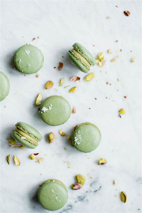 White Chocolate Pistachio Macarons Broma Bakery