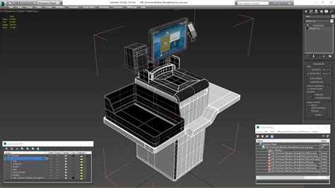 Self Checkout Machine StrongPoint 3D Model $99 - .3ds .blend .c4d .fbx