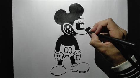 Como Dibujar A Mickey Mouse Fnf Paso A Paso Easy Drawings Dibujos My