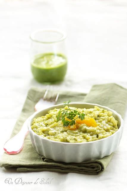 Risotto Au Pesto D Herbes Et Orange Un D Jeuner De Soleil