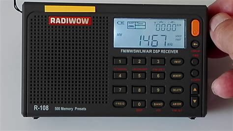 NEW RADIWOW R 108 RADYO MW BAND 1620 1350 KHz Click Sounds YouTube