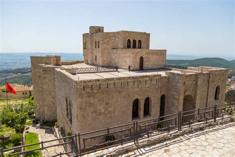 Kruja Skanderbeg. Castle Complex in Kruja, Albania Editorial Image - Image of historical ...