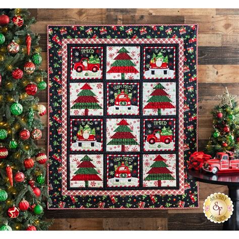 Timber Gnomies Tree Farm Quilt Kit Farm Quilt Quilts Quilt Kits