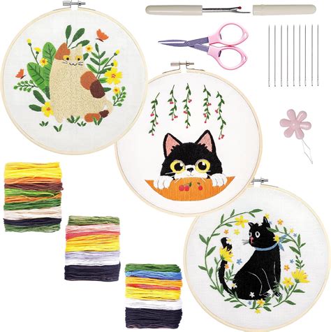 Amazon Bonroy Embroidery Kit For Beginners Sets Embroidery Kit