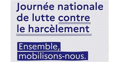 9 Novembre 2023 Journée Nationale De Lutte Contre Le Harcèlement