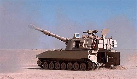 图文：m109a6自行榴弹炮单炮射击新浪军事新浪网