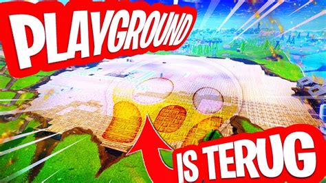 PLAYGROUND IS TERUG VOOR IEDEREEN GEKKE DINGEN MAKEN Fortnite Battle