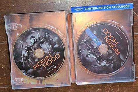 Robin Hood Used Blu Ray Dvd Widescreen Steelbook Free