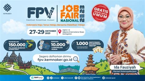 Festival Pelatihan Vokasi Dan Job Fair Nasional Kembali Hadir Info