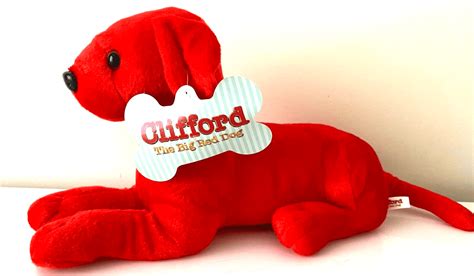 Clifford Big Red Dog Stuffed Animal Plush 12 Inch Long