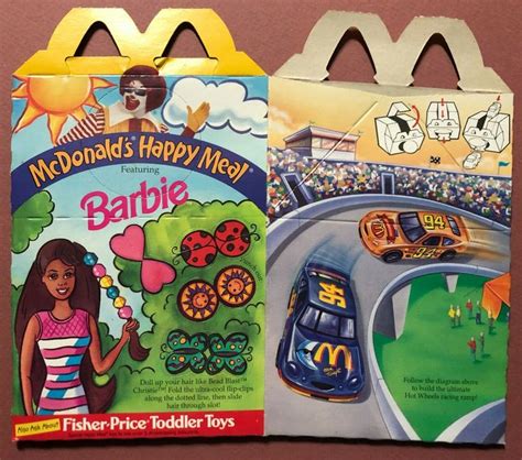 Hot Wheels Barbie 1998 McDonald S Happy Meal Box 5 00 Happy Meal