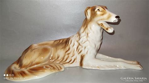 Royal Dux Boh Mia Borzoi Orosz Ag R Nagy M Ret Jelzett Porcel N Kutya