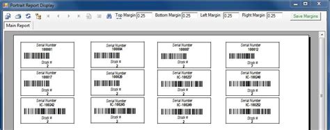 Print Barcode Serial Numbers